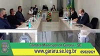 Câmara Municipal de Gararu retorna de recesso e realiza primeira sessão com vereadores eleitos