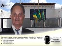 Presidente da Câmara Municipal de Gararu Vereador Roque decreta Luto Oficial de 03 dias pelo o falecimento do Ex-Vereador Sr. José Gomes Pinto Filho (Zé Pinto).